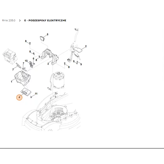 STIHL Moduł układu elektronicznego 6311 430 1400